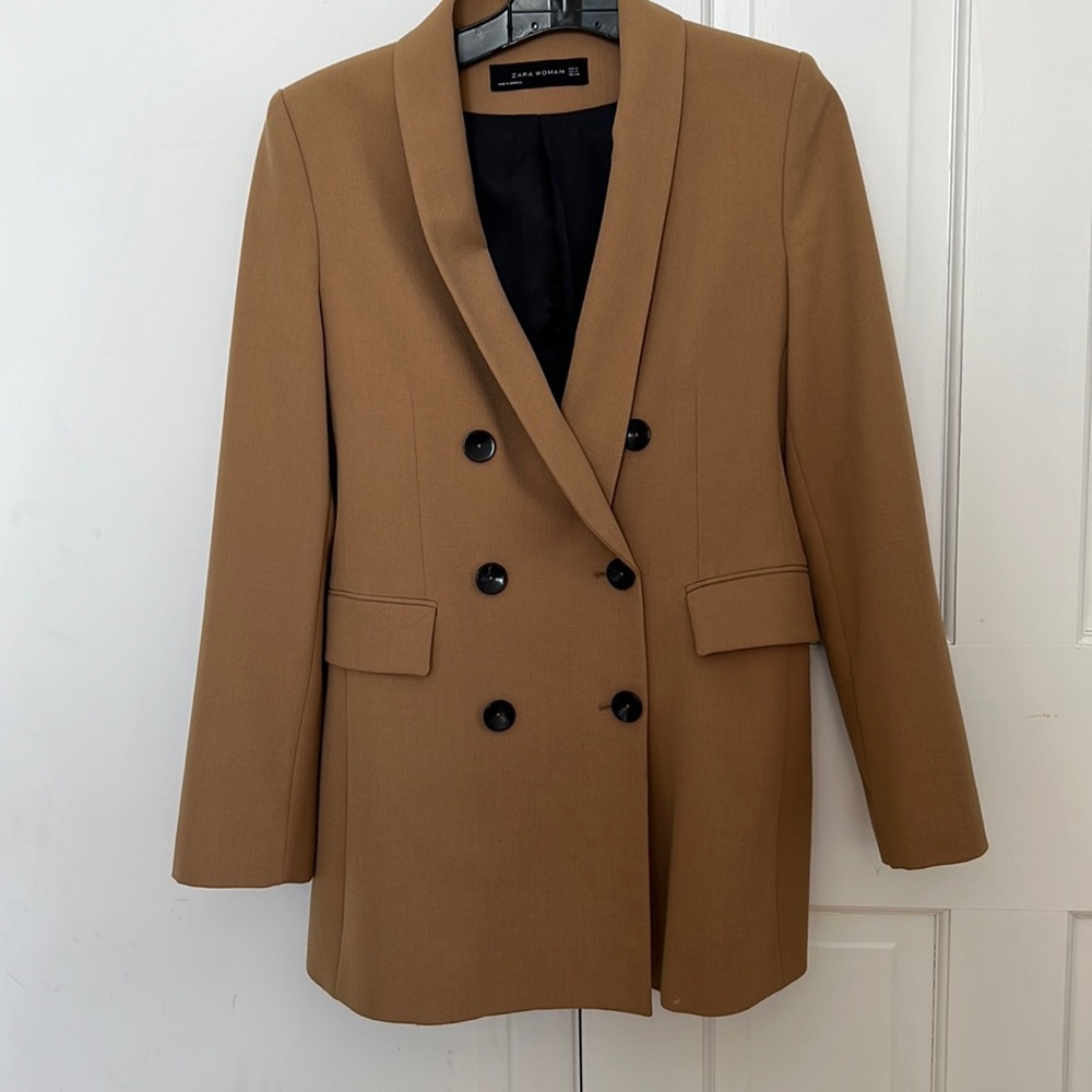 Zara woman double-breasted jacket
